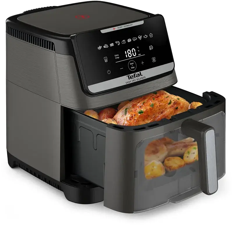 Мультипіч Tefal Easy Fry Silence XXL EY846HE0 Black UA - фото 3