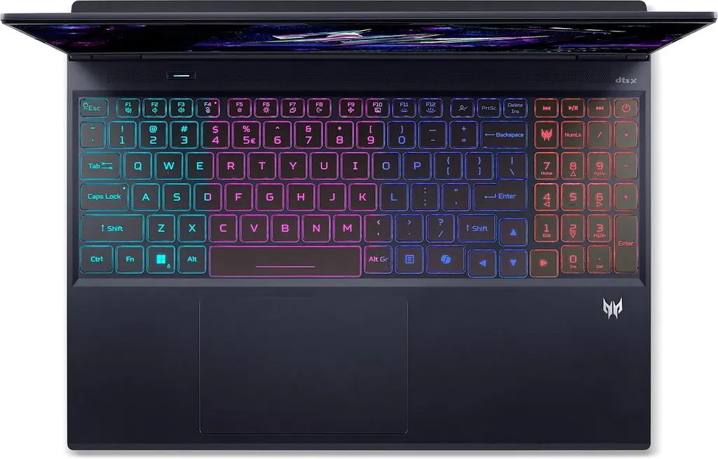 Ноутбук Acer Predator Helios Neo 16S PHN16S-I51 (16 OLED, Intel U9-386H, 32 GB, 1 TB, RTX 5070 8 GB, DOS) Black (NH.U3TEU.005) - фото 4