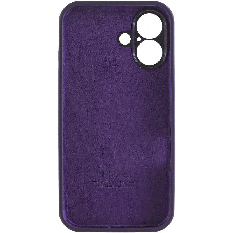 Чохол Silicone Case Full Camera Protective (AA) для Apple iPhone 17 (6.3) Фіолетовий / Elderberry - фото 3