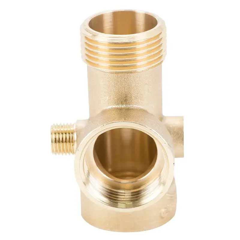 З"єднувач п'яти вивідний 80мм 1"м×1"F×1"F×1/4"M×1/4" F∠180° AQUATICA (779599) - фото 5