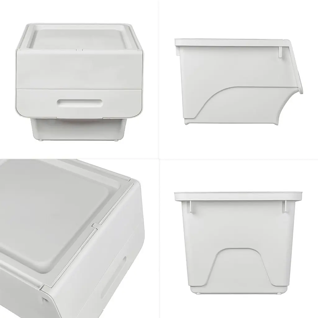 Білий контейнер для зберігання 45.5x38x31cm SW-00002420 - фото 4