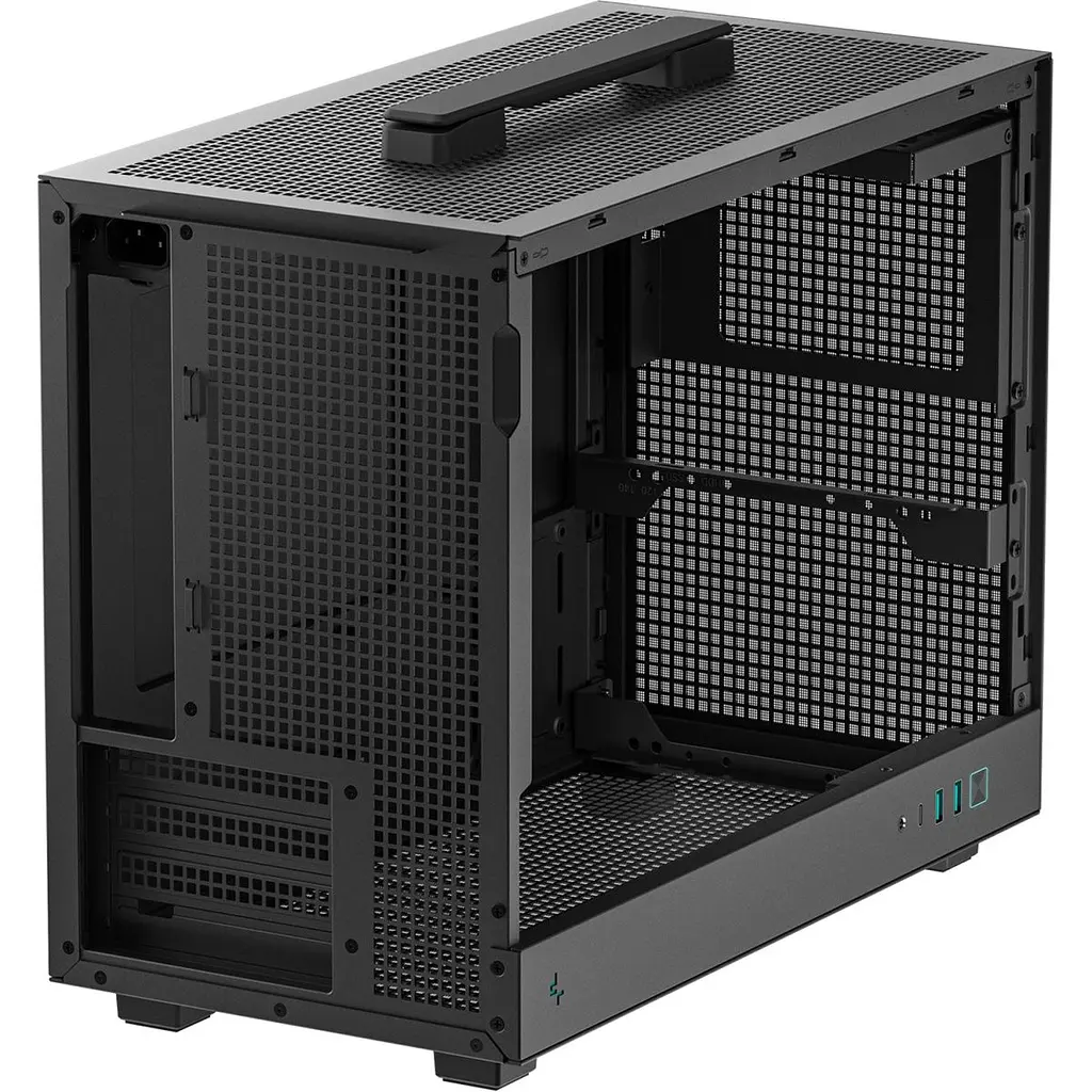 Корпус DeepCool CH160 Plus Black (R-CH160-BKNGM0-G) [176763] - фото 5