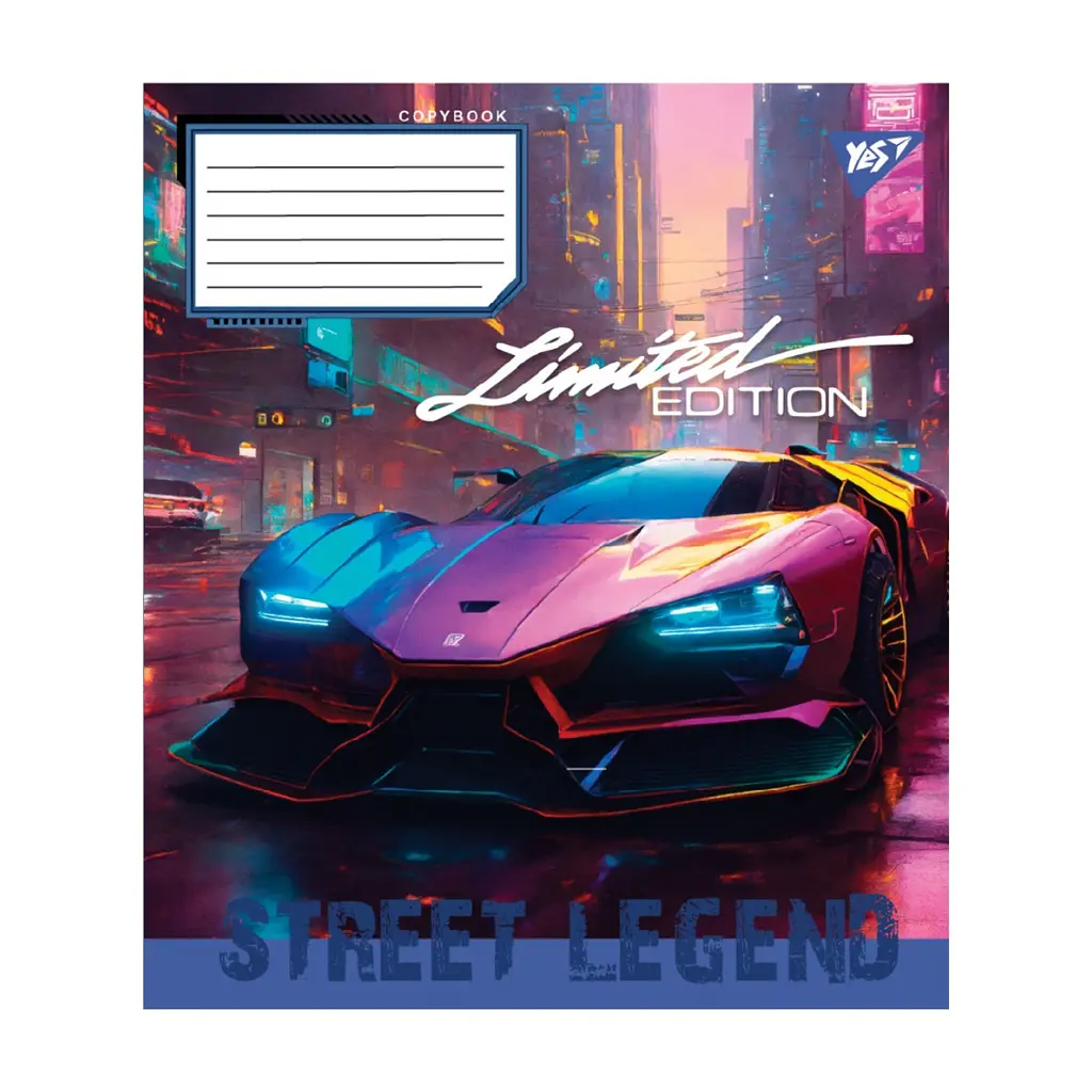 Зошит Yes Sreet legend А5 12 аркушів лінія (767903), в асортименті - фото 6