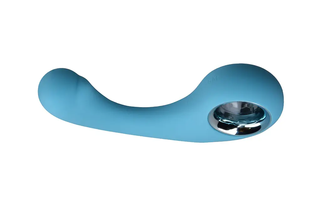Вібратор FairyGasm BraveryAward 12.5 см блакитний - фото 5