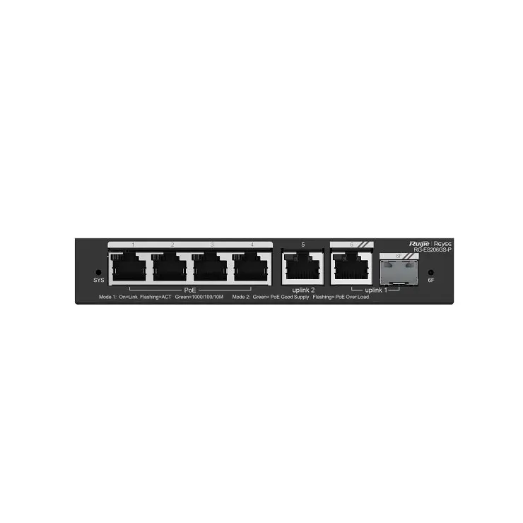 Комутатор Ruijie Reyee RG-ES206GS-P - фото 2