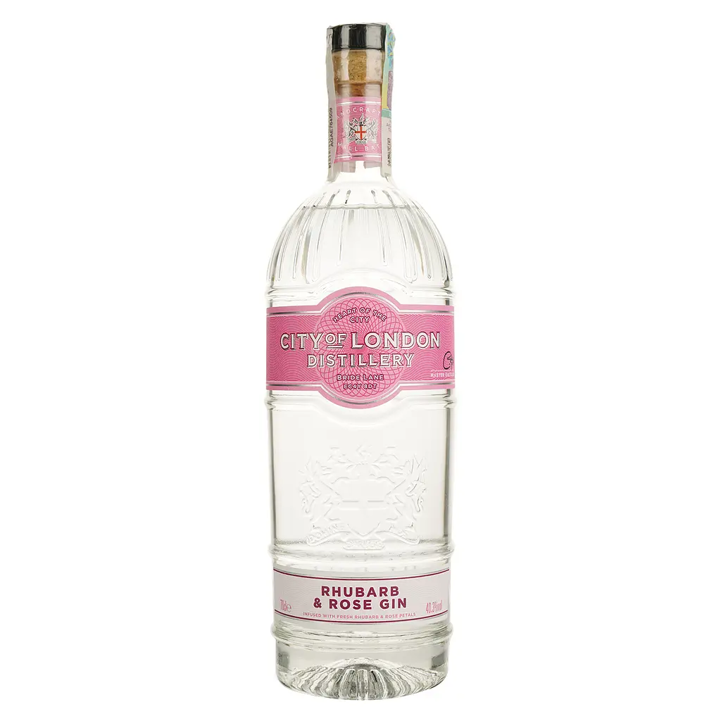 Джин City of London Distillery Rhubarb & Rose 40.3% 0.7 л - фото 2