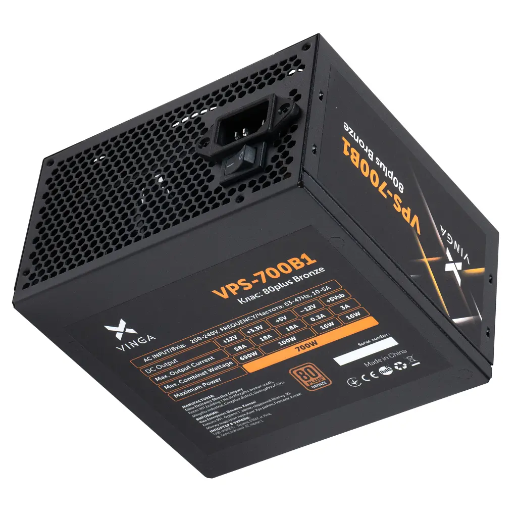 Блок живлення Vinga 700W (VPS-700B1) - фото 7
