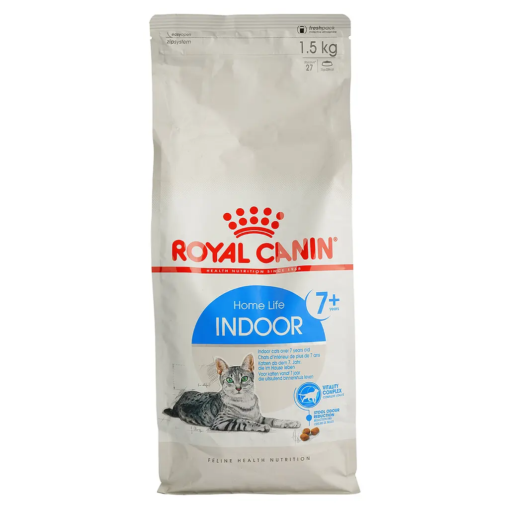 Сухий корм для старіючих котів Royal Canin Indoor+7 з птицею 1.5 кг (5480159) - фото 2