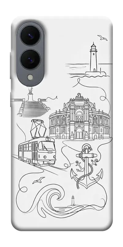 TPU чохол Demsky Odesa spirit для Samsung Galaxy S25 Edge