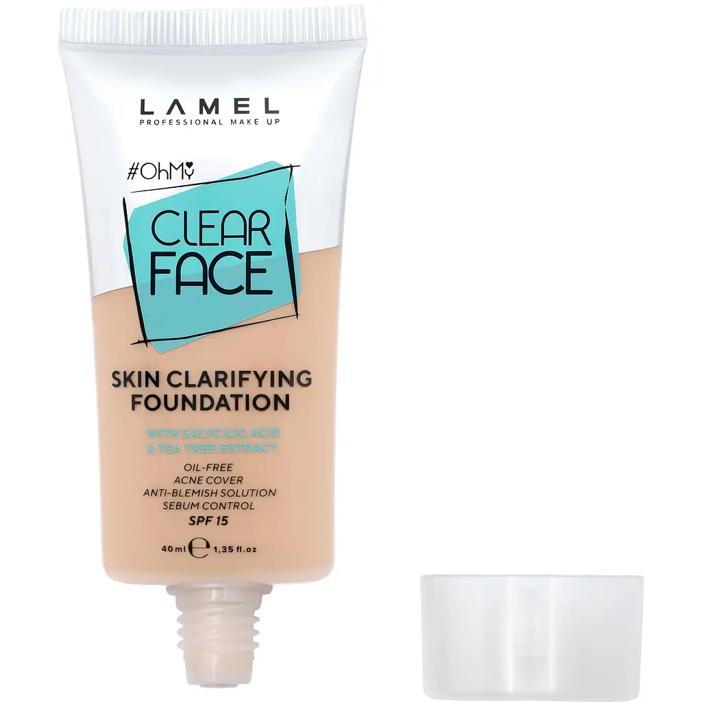 Тональный крем Lamel Oh My Clear Face тон 403, 40 мл - фото 2