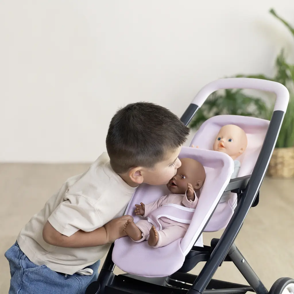 Коляска для ляльок Smoby для двійнят Maxi-Cosi Рожева перлина, 54 х 38, 5 х 64 см, 3+ (7600253221) - фото 5