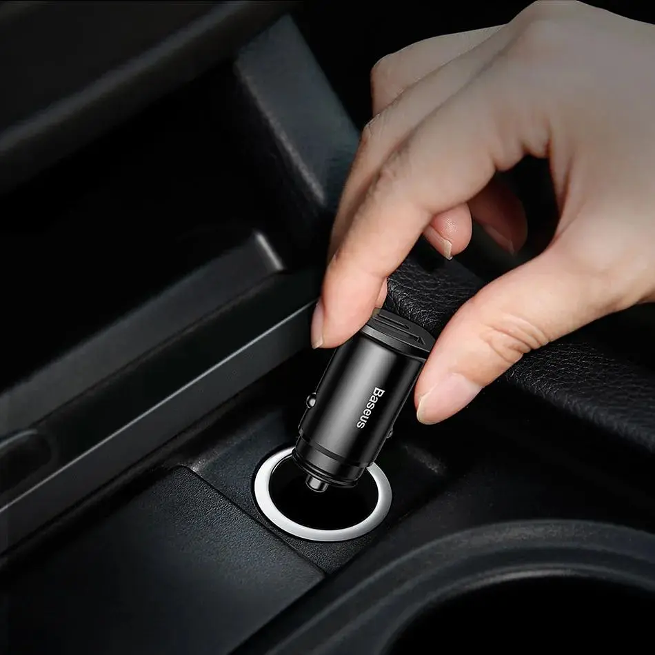Автомобільний зарядний пристрій Baseus B5-C15C PPC Car Charger 30W PD QC 4.0 (Type-C+USB) (219764351) - фото 8