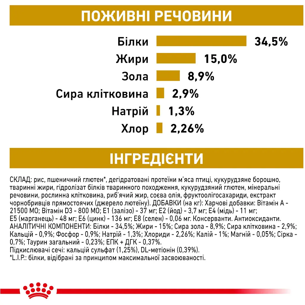 Корм для дорослих котів Royal Canin Urinary S/O Feline при захворюваннях сечовидільної системи 1.5 кг - фото 5