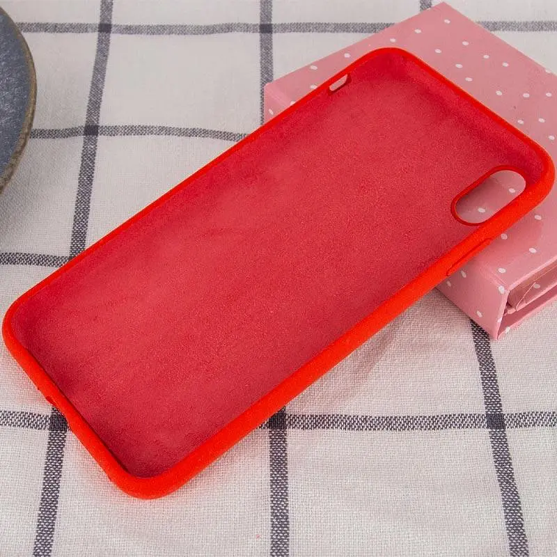 Чохол Silk Full Protective (AA) NO LOGO для Apple iPhone X / XS (5.8") Червоний / Red - фото 3