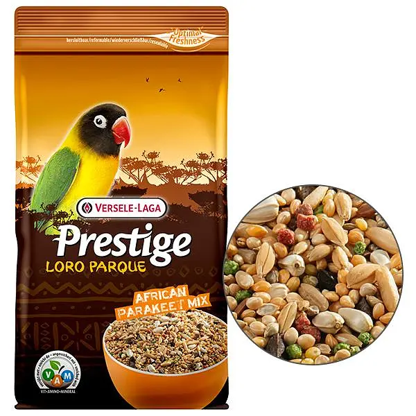 Корм для африканських довгохвостих папуг Versele-Laga Prestige Loro Parque African Parakeet Mix 1 кг (222201)