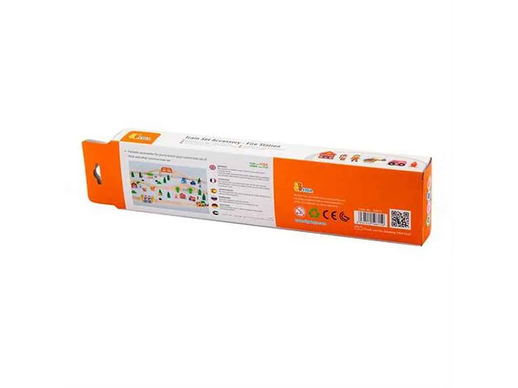 Набір для залізниці Viga Toys Пожежна станція (50815) - фото 3