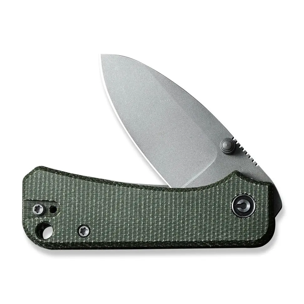 Ніж складаний кишеньковий Civivi Baby Banter, (5.9 см) Nitro-V/Micarta зелений - фото 4