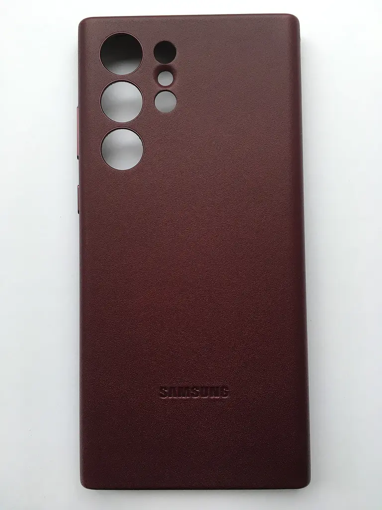 Чохол шкіряний оригінальний Leather Cover EF-VS908LEEGRU для Samsung Galaxy S22 Ultra (6.8") Burgundy - фото 6