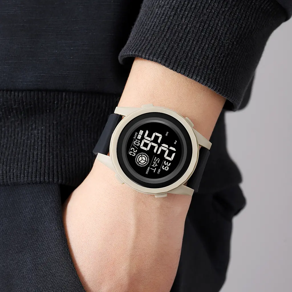 Годинник наручний чоловічий 2082KHBK Khaki-Black Skmei acs0030315 - фото 3