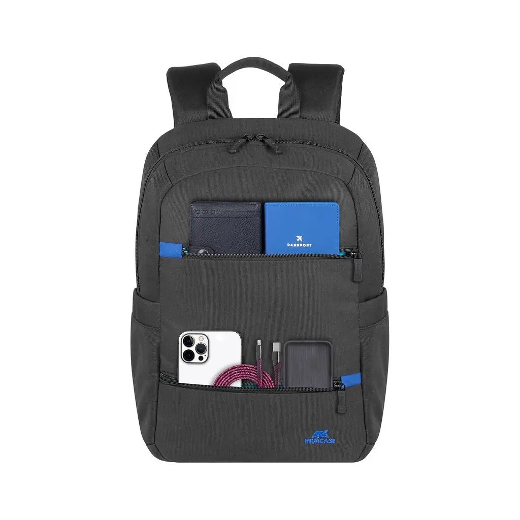 Рюкзак для ноутбука RivaCase 13.3" 8264 Ulsan Black (8264Black) - фото 3