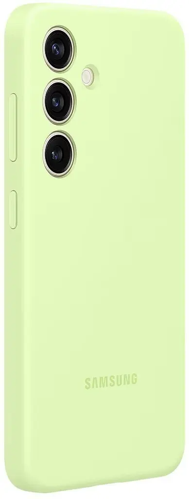 Оригінальний силіконовий чохол Silicone Case для Samsung Galaxy S24 (6.2") Light Green EF-PS921TGEGWW - фото 3