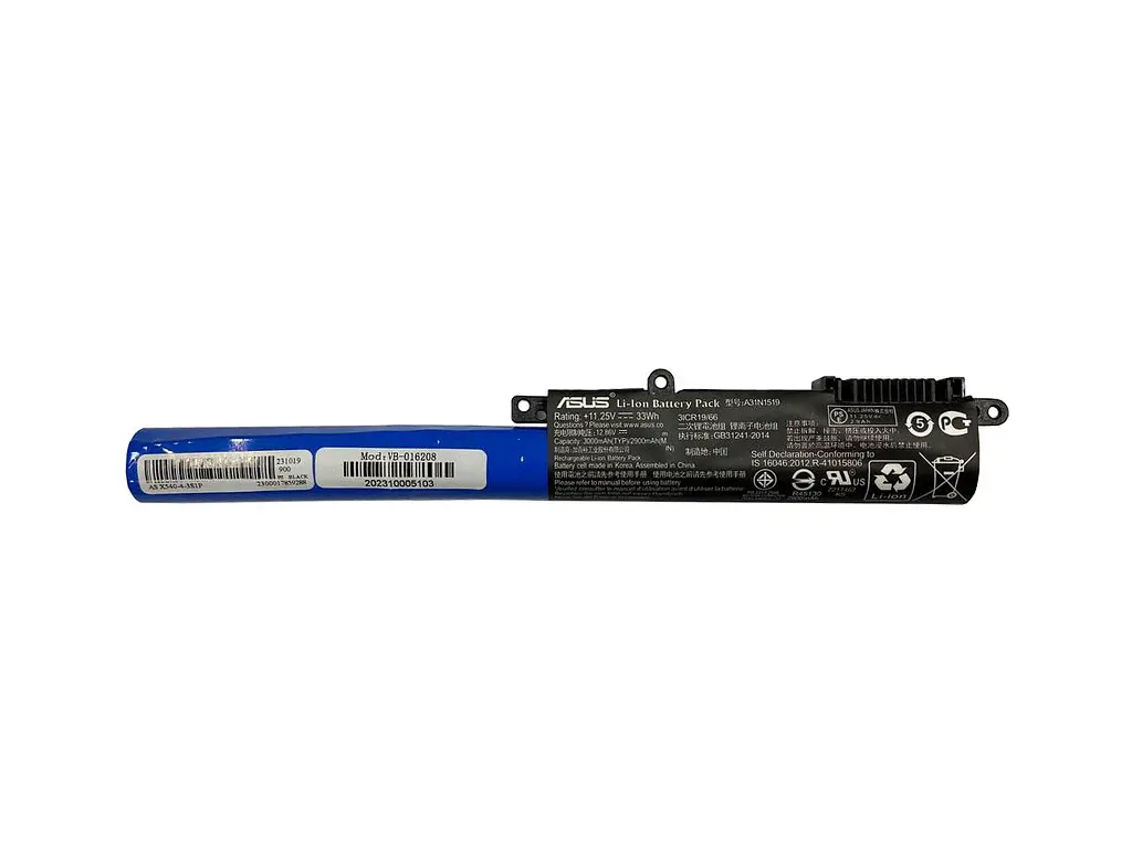 Акумулятор для ноутбука Asus A31N1519 X540LA 11.25V Black 3000 mAh 33Wh - фото 3