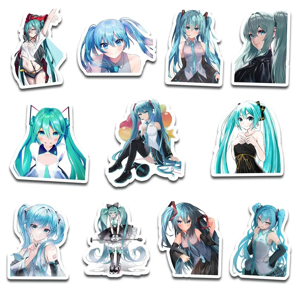 Стикерпак GeekLand Hatsune Miku 45 штук (SP GI HM 01) - фото 2