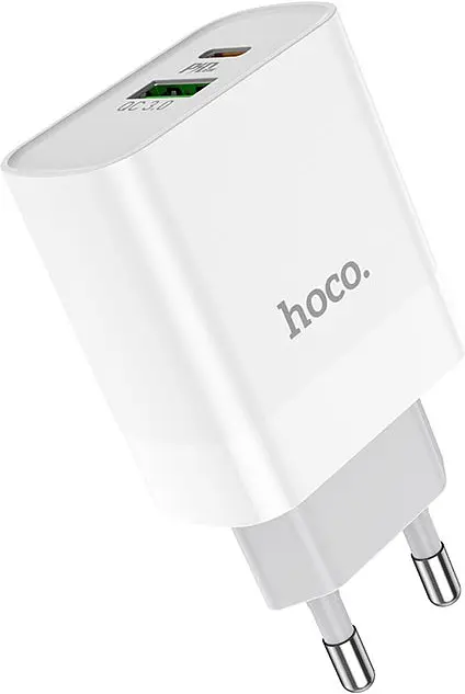 Зарядний пристрій HOCO C80A Plus Rapido PD20W+QC3.0 white - фото 3