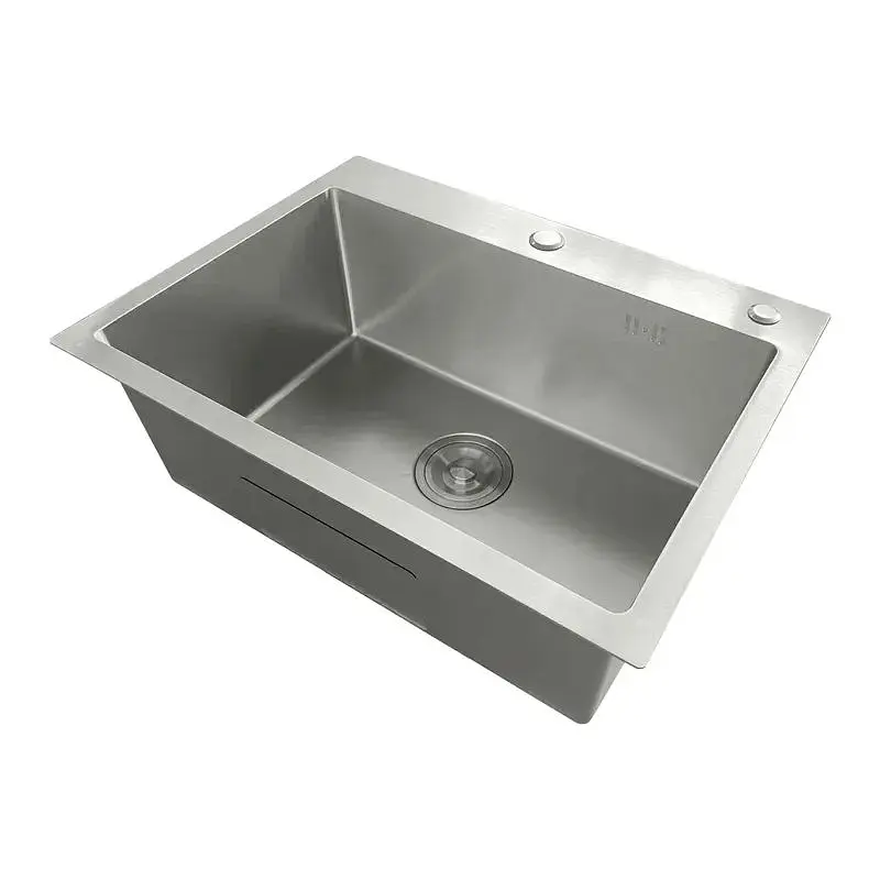 Кухонна мийка з нержавіючої сталі Mixxus MH5843 Micro Decor Ss Color MI8216, Нержавіюча сталь - фото 3