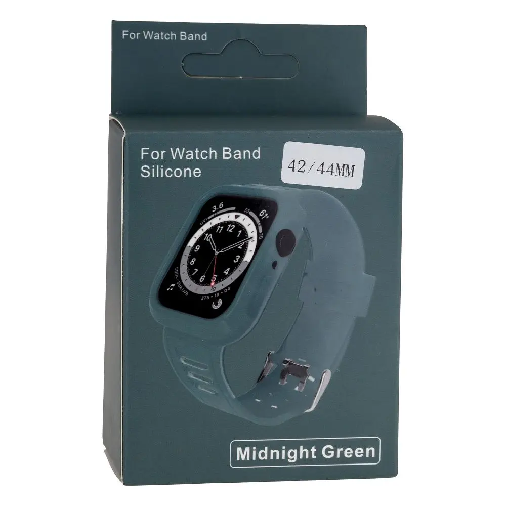 Ремінець силіконовий футляр Anchor Watch Band Apple Watch 42-44 мм Midnight Green - фото 2