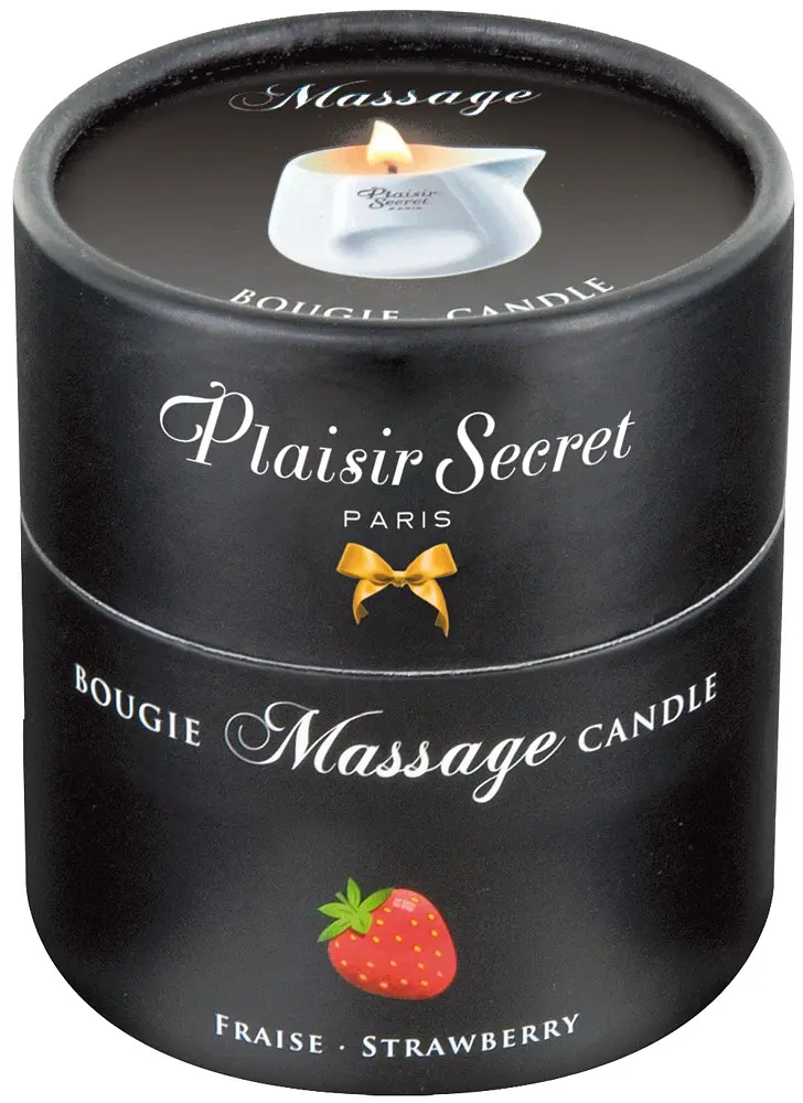 Масажна свічка Plaisir Secrets Strawberry 80 мл - фото 3