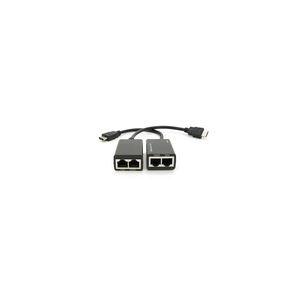 Адаптер HDMI extender passive 30m 2xCAT5E/6 Voltronic (YT-SEP HDMI/2P-30m) - фото 3
