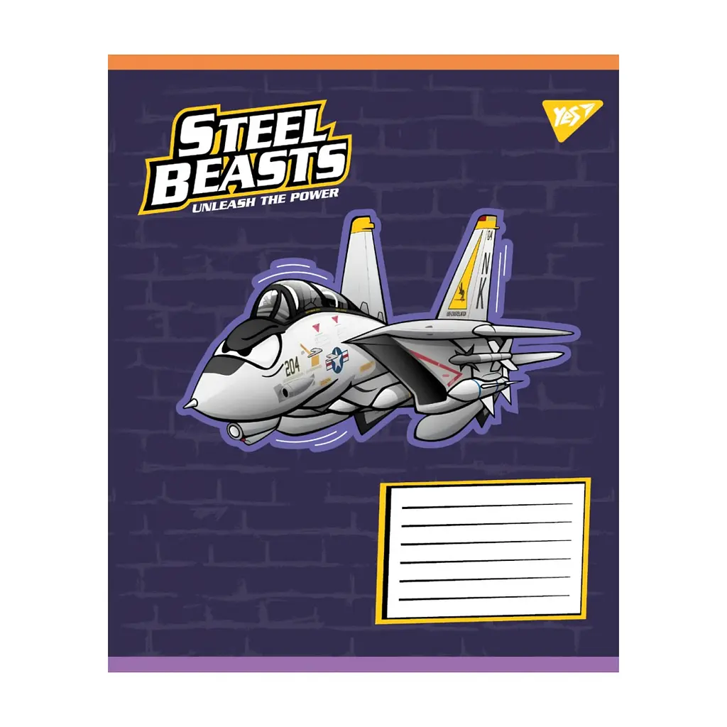 Зошит Yes Steel Beasts А5 12 аркушів лінія (767710), в асортименті - фото 5