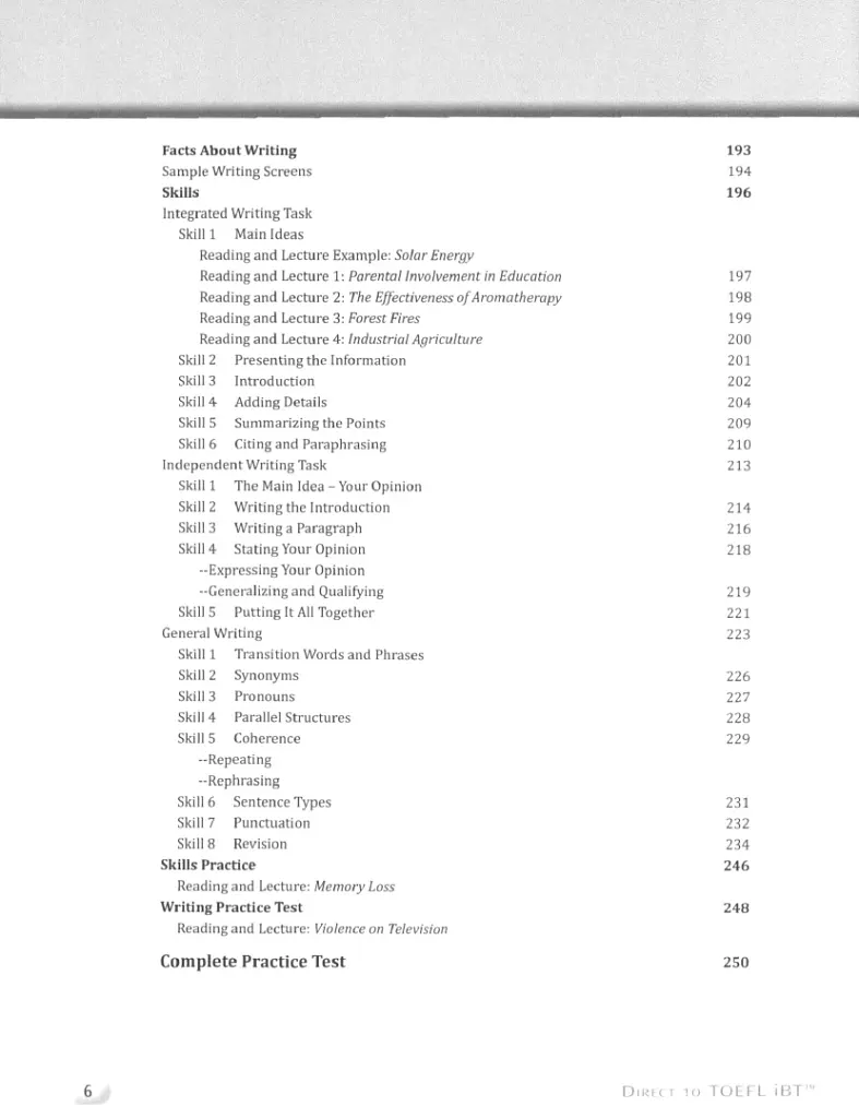 Direct to TOEFL IBT: Student Book + Website Pack - Лінь Лохід - фото 6