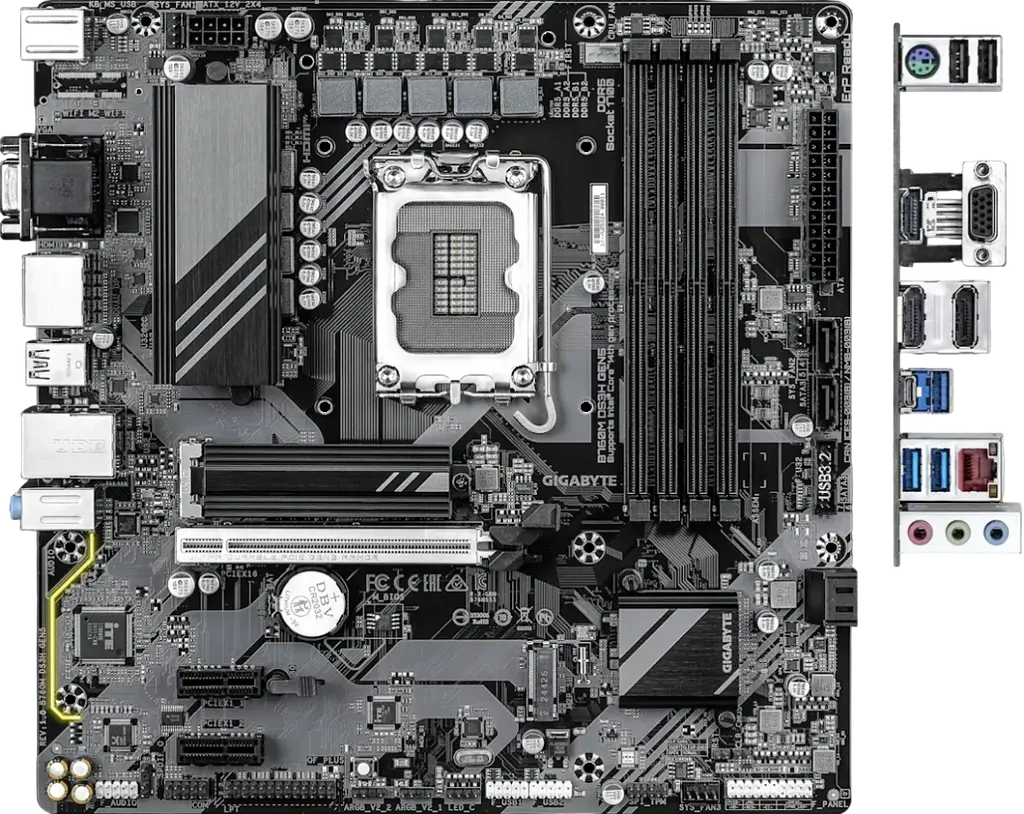 Материнська плата Gigabyte B760M DS3H Gen5 Socket 1700 - фото 2