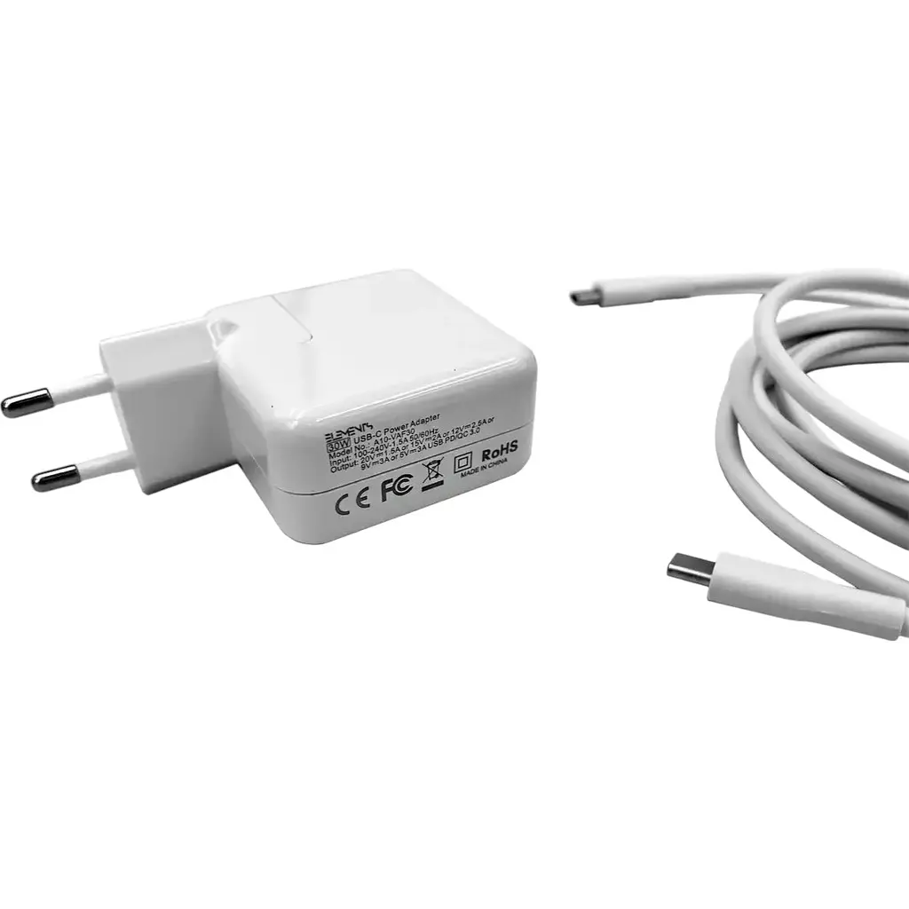 Зарядний пристрій Elelments 30W Type-C блок живлення для MacBook - фото 3