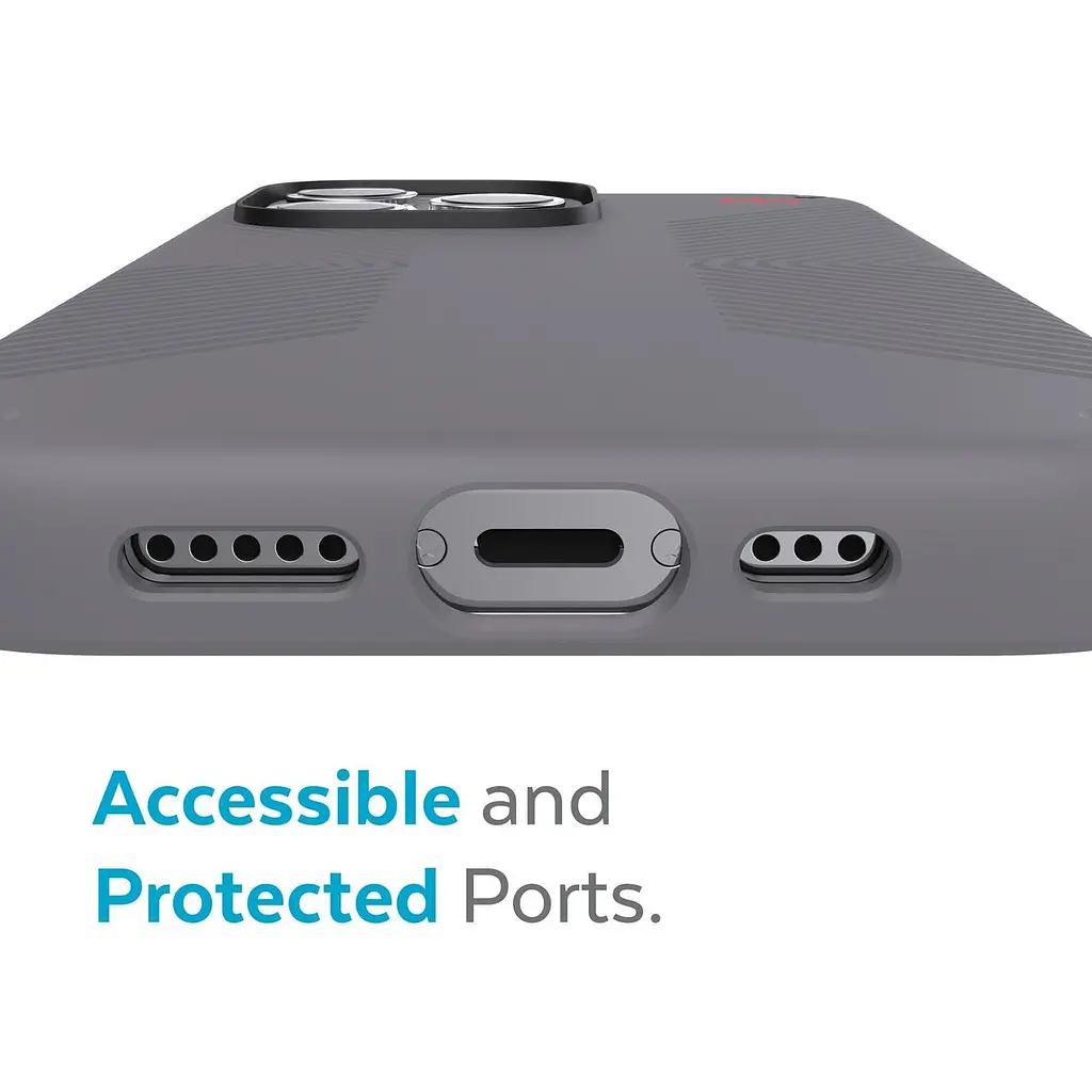 Чохол протиударний з антимікробним покриттям Speck Presidio2 Grip MagSafe 141726-9133 для Apple iPhone 13 Pro (6.1") Grey - фото 8