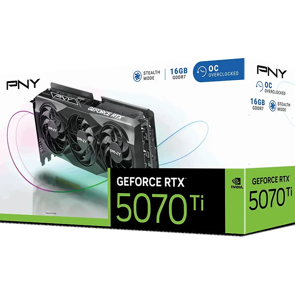 Видеокарта PNY GeForce RTX 5070 Ti OC 16GB (VCG5070T16TFXPB1-O) EU [125930] - фото 9