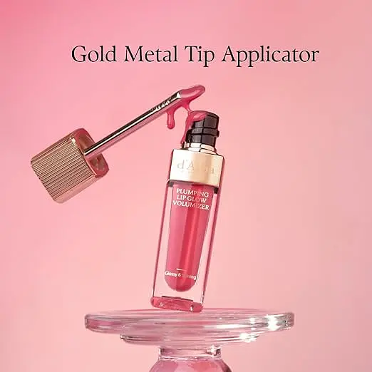 Блиск-плампер для збільшення об'єму губ d'Alba Plumping Lip Glow Mood Volumizer [Petal Rose] 5 мл (DLB094) - фото 4
