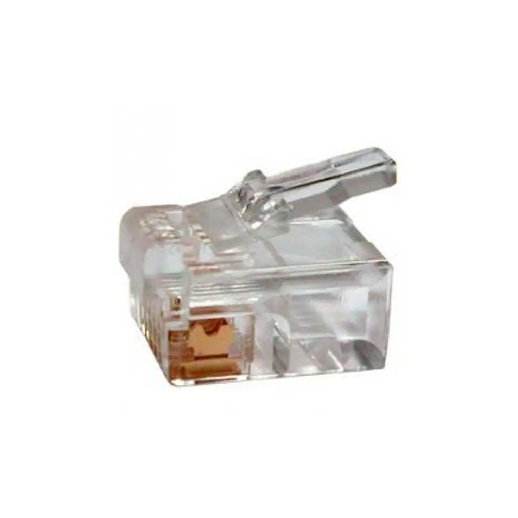 Конектор Eserver RJ12 6P6С, уп. 100шт (WT-6001D) - фото 3