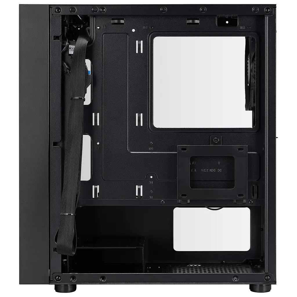 Корпус 1stPlayer B5-M-BK-3F Black без БП (B5-M-BK-3F) - фото 5