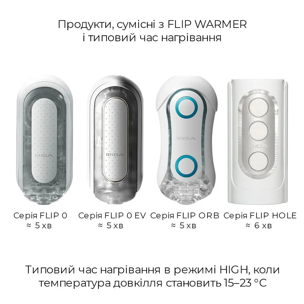 Набір мастурбатора із нагрівачем Tenga Flip Zero Red + Flip Warmer - фото 6