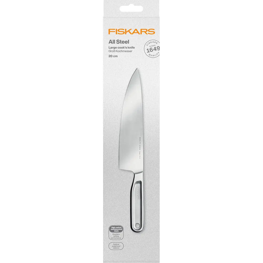 Ніж шеф-кухаря великий Fiskars All Steel (1062882) - фото 3