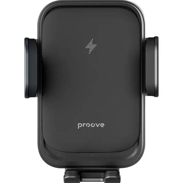 Автотримач із бездротовою зарядкою Proove Nitro Charge 15W Matte Black (WHNC15002005) [166255] - фото 2