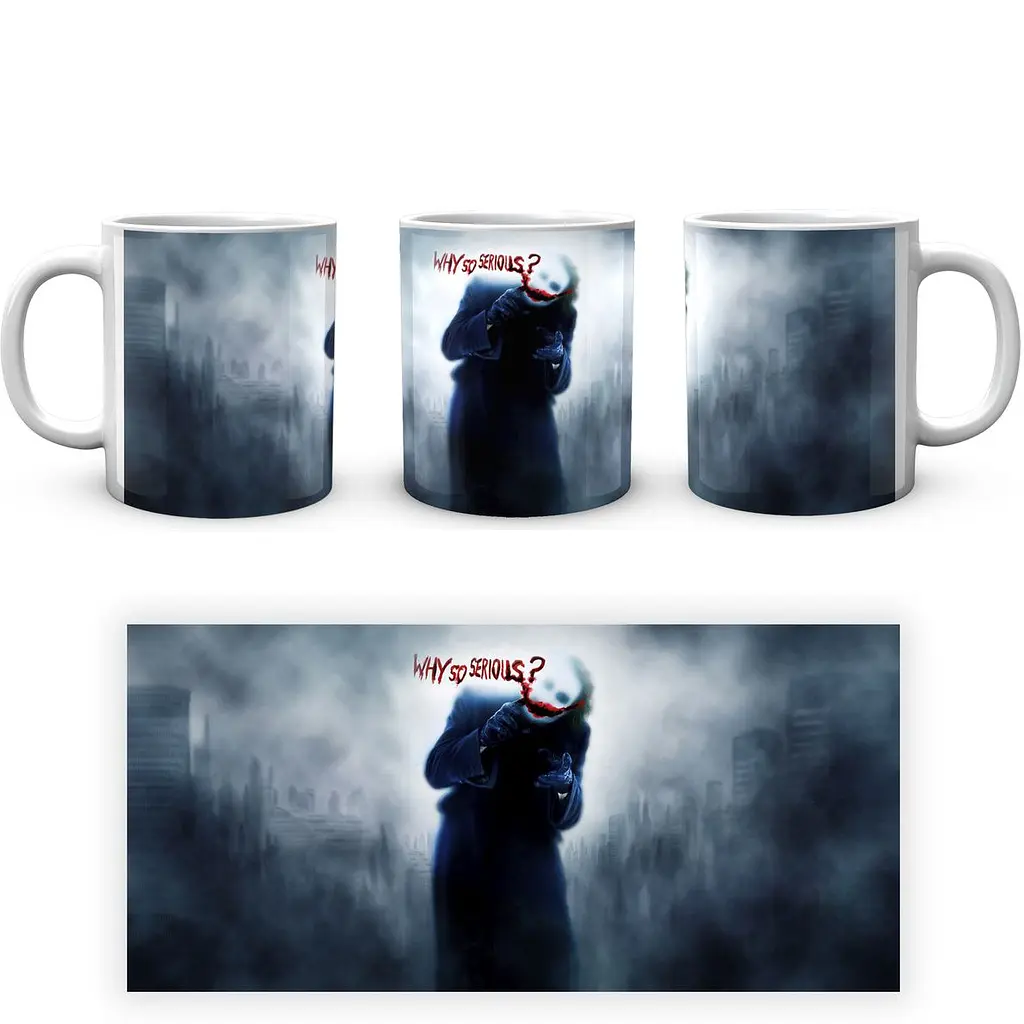 Кухоль GeekLand Джокер Joker Why so serious JK.02.351 330 мл білий - фото 3