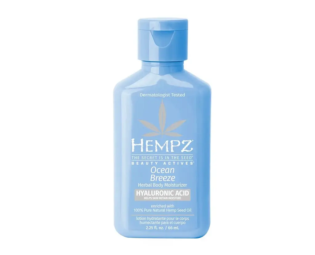 Молочко зволожуюче з гіалуроновою кислотою "Оушен Бріз" Ocean Breeze Herbal Body Moisturizer with Hyaluronic Acid Hempz 66 ml - фото 5