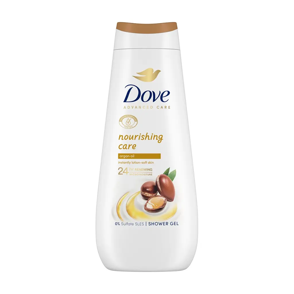 Гель для душу Dove з дорогоцінними оліями 400 мл (8720181477577)