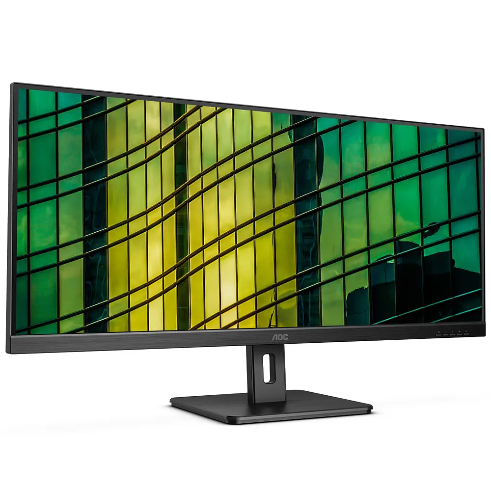 TFT 34" AOC U34E2M, WQHD, VA, 100Гц, 2х HDMI, DP, чорний - фото 2