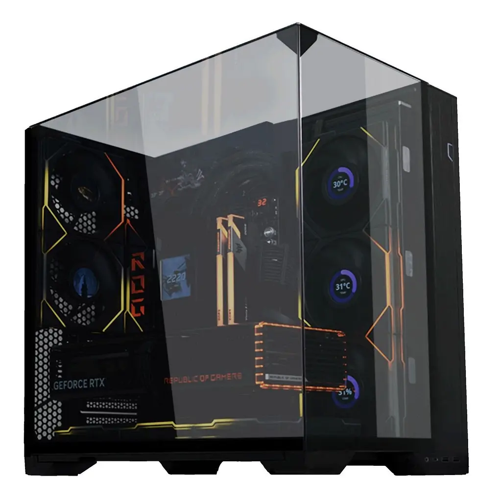 Корпус Lian Li O11 Vision Compact Black (G99.O11VPX.00) без БЖ - фото 6