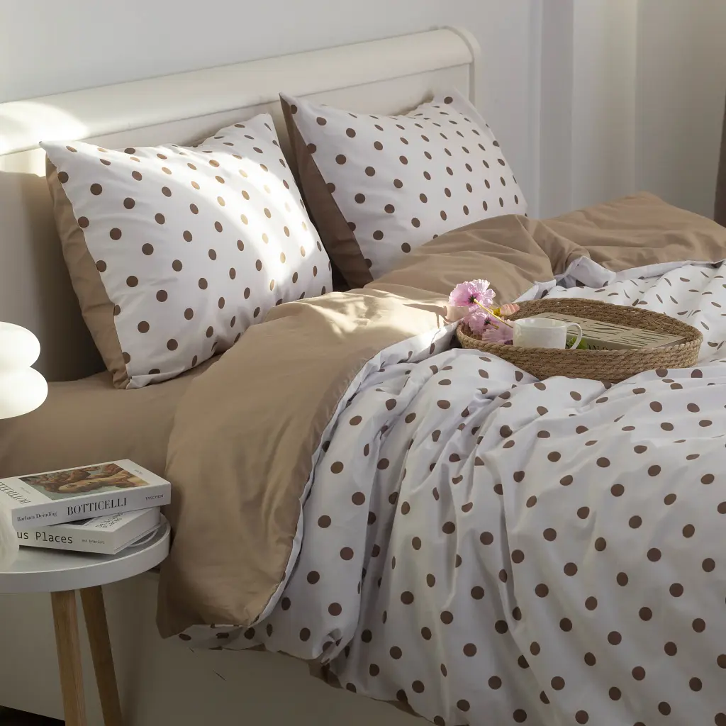 Комплект постільної білизни ТЕП Chocolate Dots євро (2-00880_35234) - фото 6